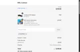 MEL Science coupon verification screenshot