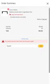 fhvip20 coupon verification screenshot