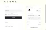 MEMOR coupon verification screenshot