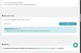 WELCOME10 coupon verification screenshot