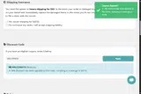 WELCOME10 coupon verification screenshot