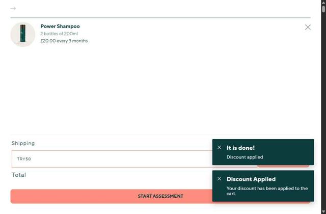 MenofManual checkout page showing MenofManual promo code box | Screenshot taken by SimplyCodes community member on Jul 16, 2025