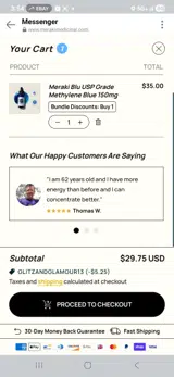 GLITZANDGLAMOUR13 coupon verification screenshot