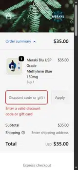 BLUFRIDAY coupon verification screenshot