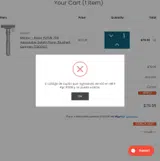 WETSHAVE10 coupon verification screenshot
