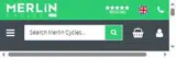 Merlin Cycles coupon verification screenshot