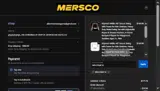 MERSCO SPORTS coupon verification screenshot