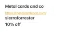 sierraforrester coupon verification screenshot