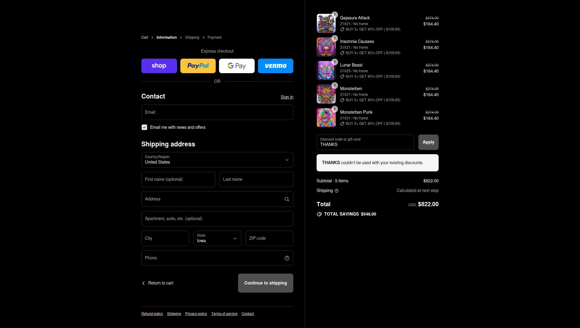 Metaleks checkout page showing Metaleks promo code box | Screenshot taken by SimplyCodes community member on Sep 13, 2025