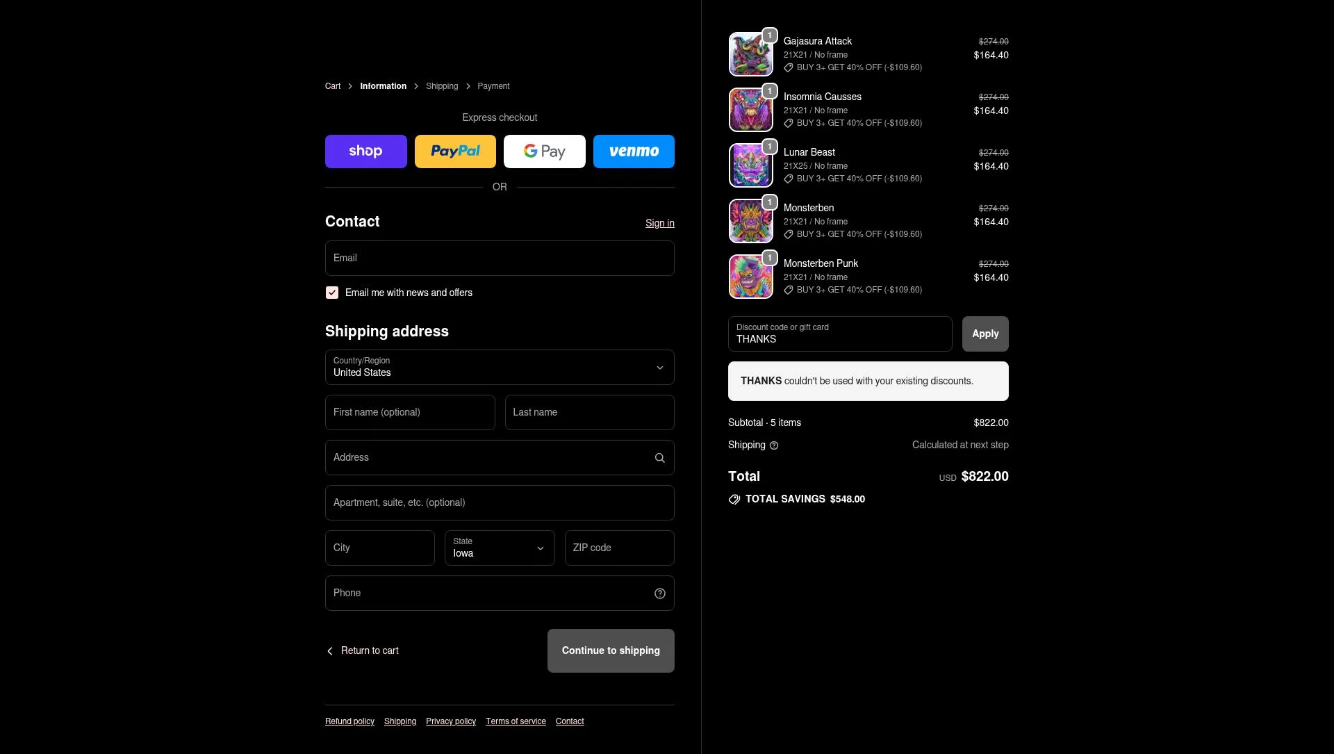 Metaleks checkout page showing Metaleks promo code box | Screenshot taken by SimplyCodes community member on Sep 21, 2025