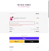 Metallic Market coupon verification screenshot