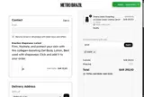 Metro Brazil coupon verification screenshot