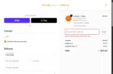 Modern House Numbers coupon verification screenshot