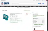 Miami Dolphins coupon verification screenshot