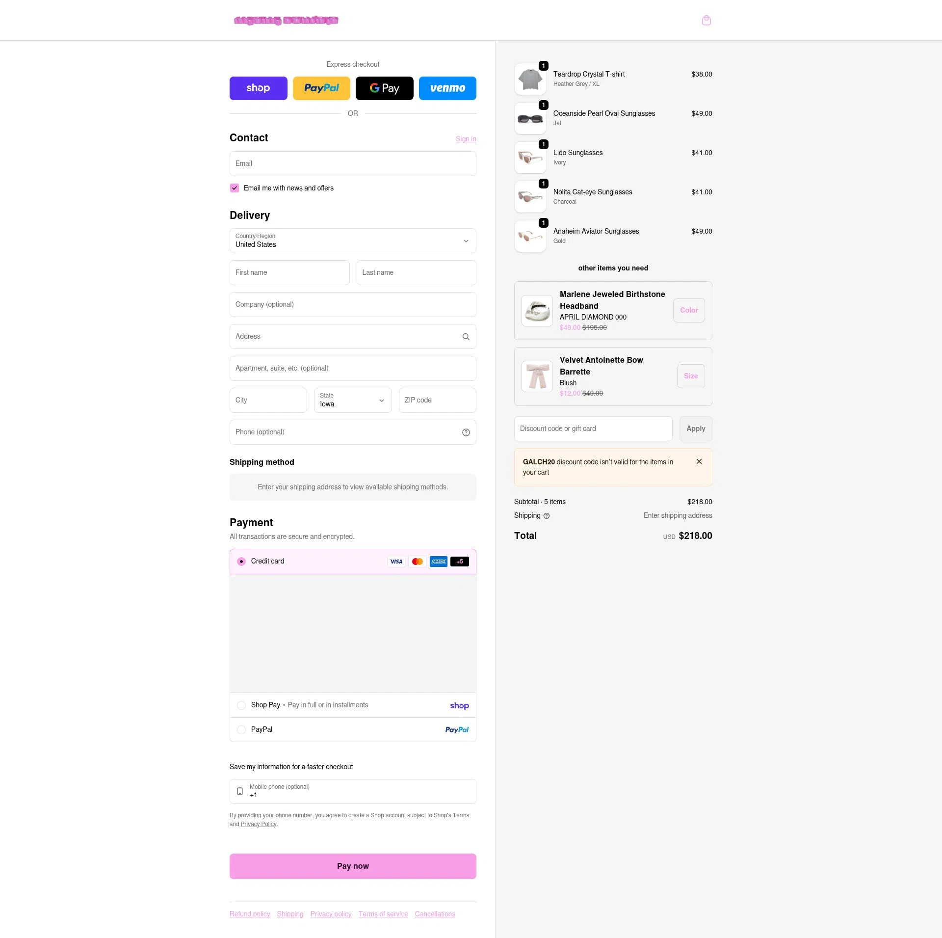 Miami Sample checkout page showing Miami Sample discount code box | Screenshot taken by SimplyCodes community member on Feb 7, 2026