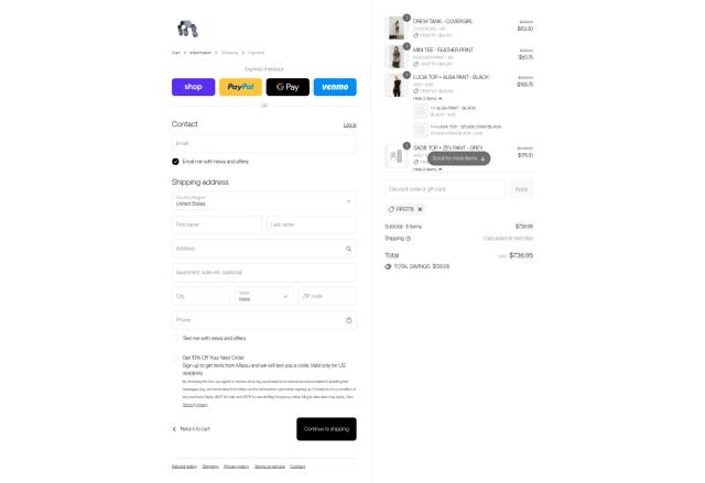 Miaou checkout page showing Miaou discount code box | Screenshot taken by SimplyCodes community member on Sep 8, 2025