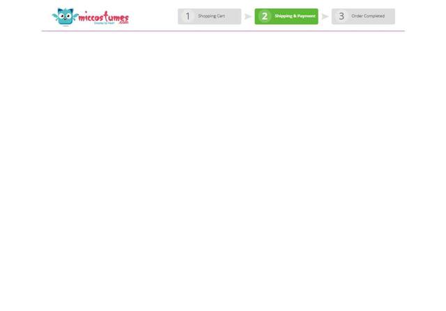 Miccostumes checkout page showing Miccostumes coupon code box | Screenshot taken by SimplyCodes community member on Aug 19, 2025