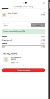 Microdosify coupon verification screenshot
