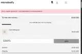 Microdosify coupon verification screenshot