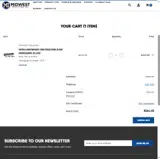 Midwest Industries Inc coupon verification screenshot