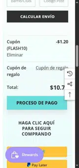 Midwest Sea Salt Company coupon verification screenshot