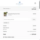 HOLA coupon verification screenshot
