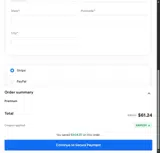 KRIPESH coupon verification screenshot
