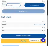 HEART26 coupon verification screenshot