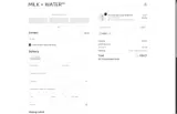 MILK & WATER coupon verification screenshot