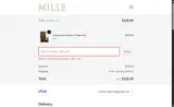 Mille coupon verification screenshot