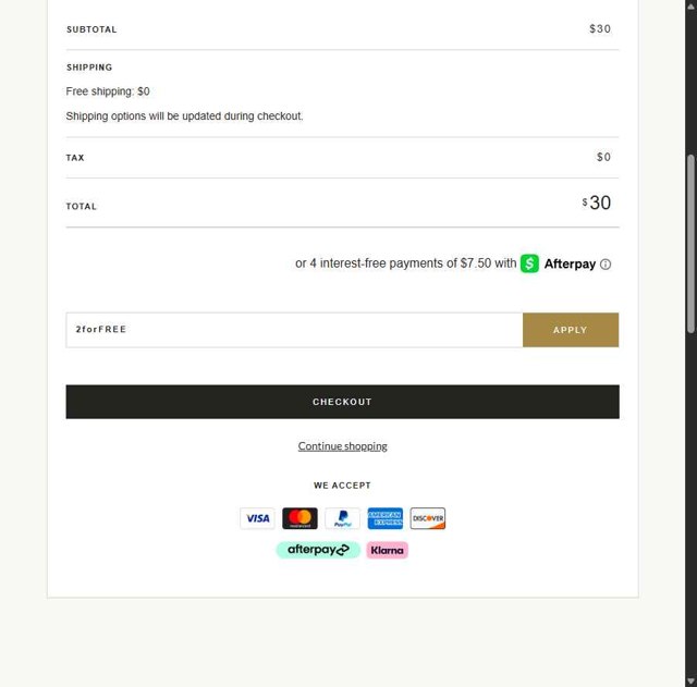 Milton And King checkout page showing Milton And King coupon code box | Screenshot taken by SimplyCodes community member on May 16, 2025