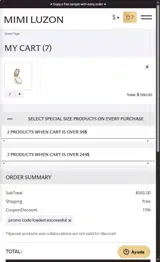 RPTT82 coupon verification screenshot