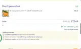 CAFE25X4 coupon verification screenshot
