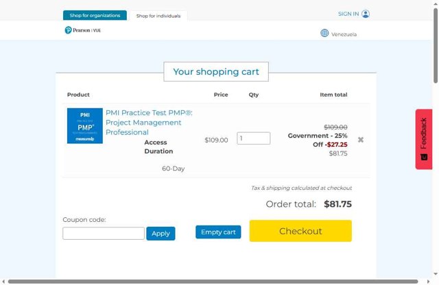 mindhub checkout page showing mindhub coupon code box | Screenshot taken by SimplyCodes community member on Jul 11, 2025