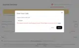 NPQFREF coupon verification screenshot