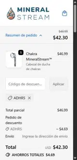 ADHR5 coupon verification screenshot