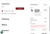 SPLASH75 coupon verification screenshot