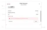 MISSYOU15 coupon verification screenshot