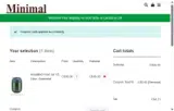FOOD10 coupon verification screenshot