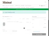 MINIMAL10% coupon verification screenshot