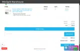 Mini Split Warehouse coupon verification screenshot