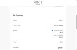 Minit Fashion coupon verification screenshot