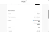 Minit Fashion coupon verification screenshot