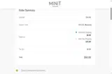 Minit Fashion coupon verification screenshot