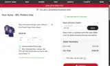 Minnesota Vikings coupon verification screenshot