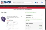 Minnesota Vikings coupon verification screenshot