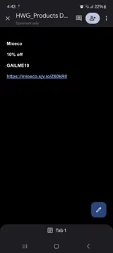 GAILME10 coupon verification screenshot