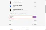 Mi-Pod coupon verification screenshot