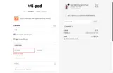 Mi-Pod coupon verification screenshot