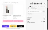 Mirenesse coupon verification screenshot
